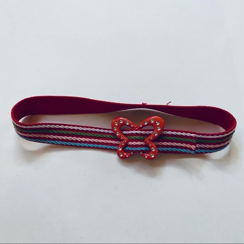 Vintage Rainbow Rhinestone Kids Belt